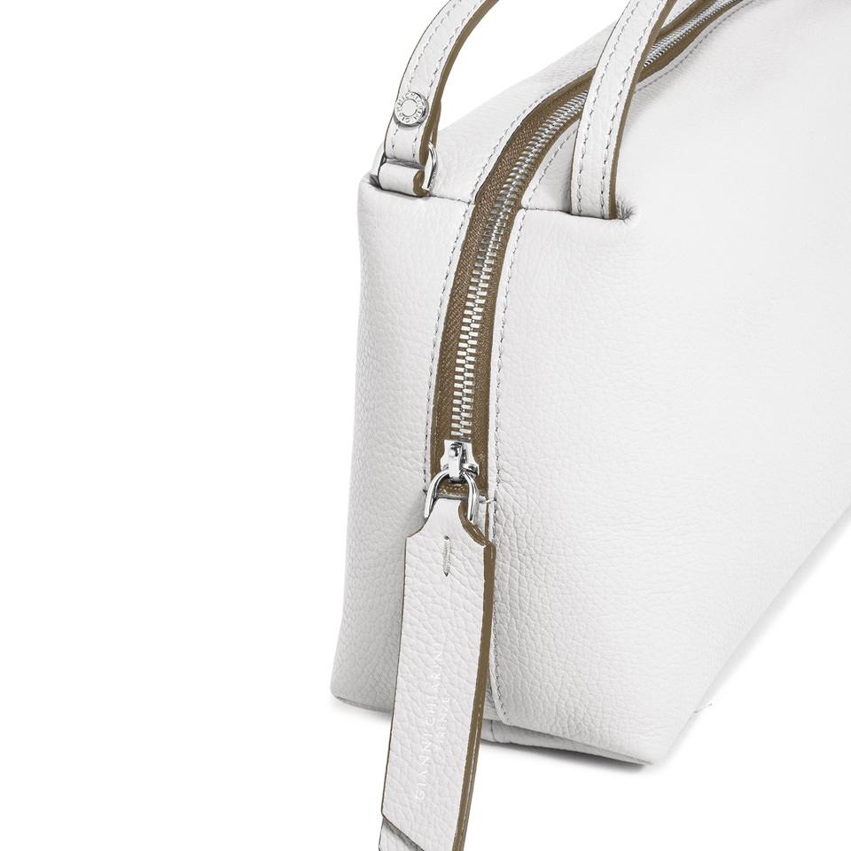 Borsa Alifa pelle bottalata marble BS8148 LATTE GIANNI CHIARINI 