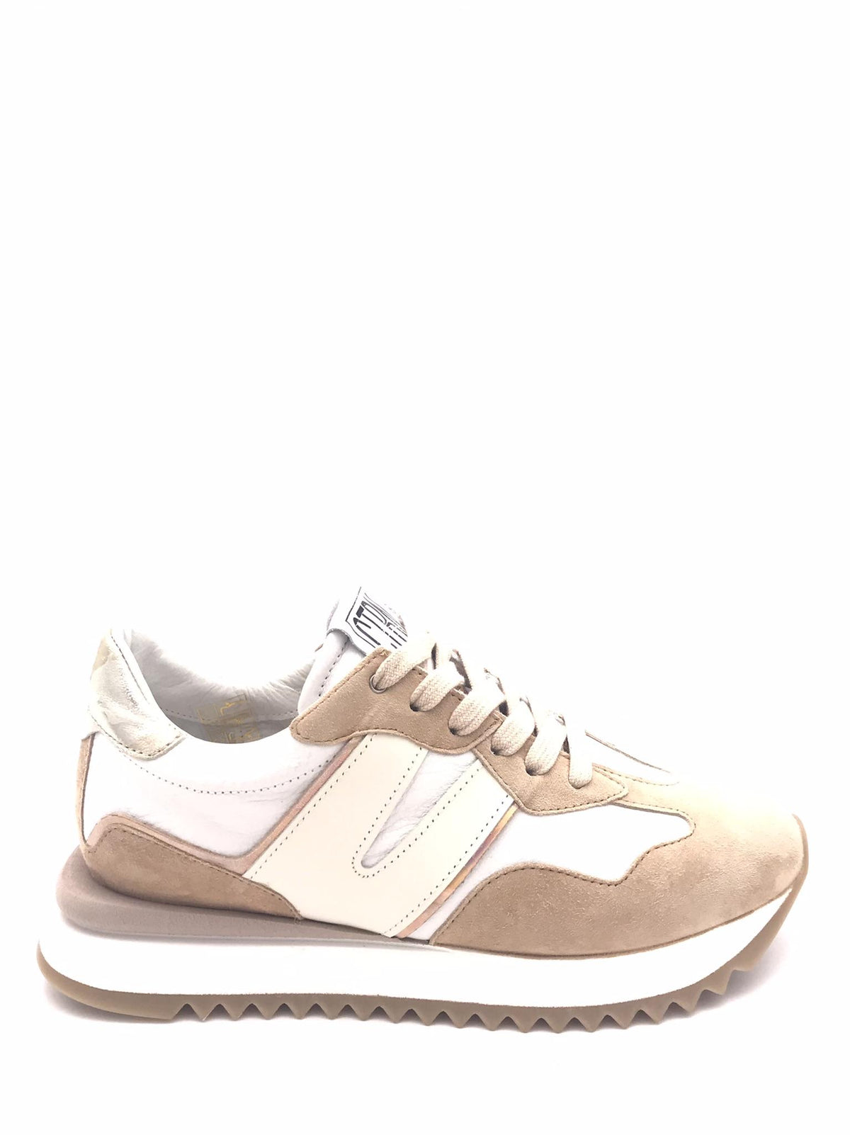 Sneakers running beige-bianco 2205 BEIGE CATERINA C 