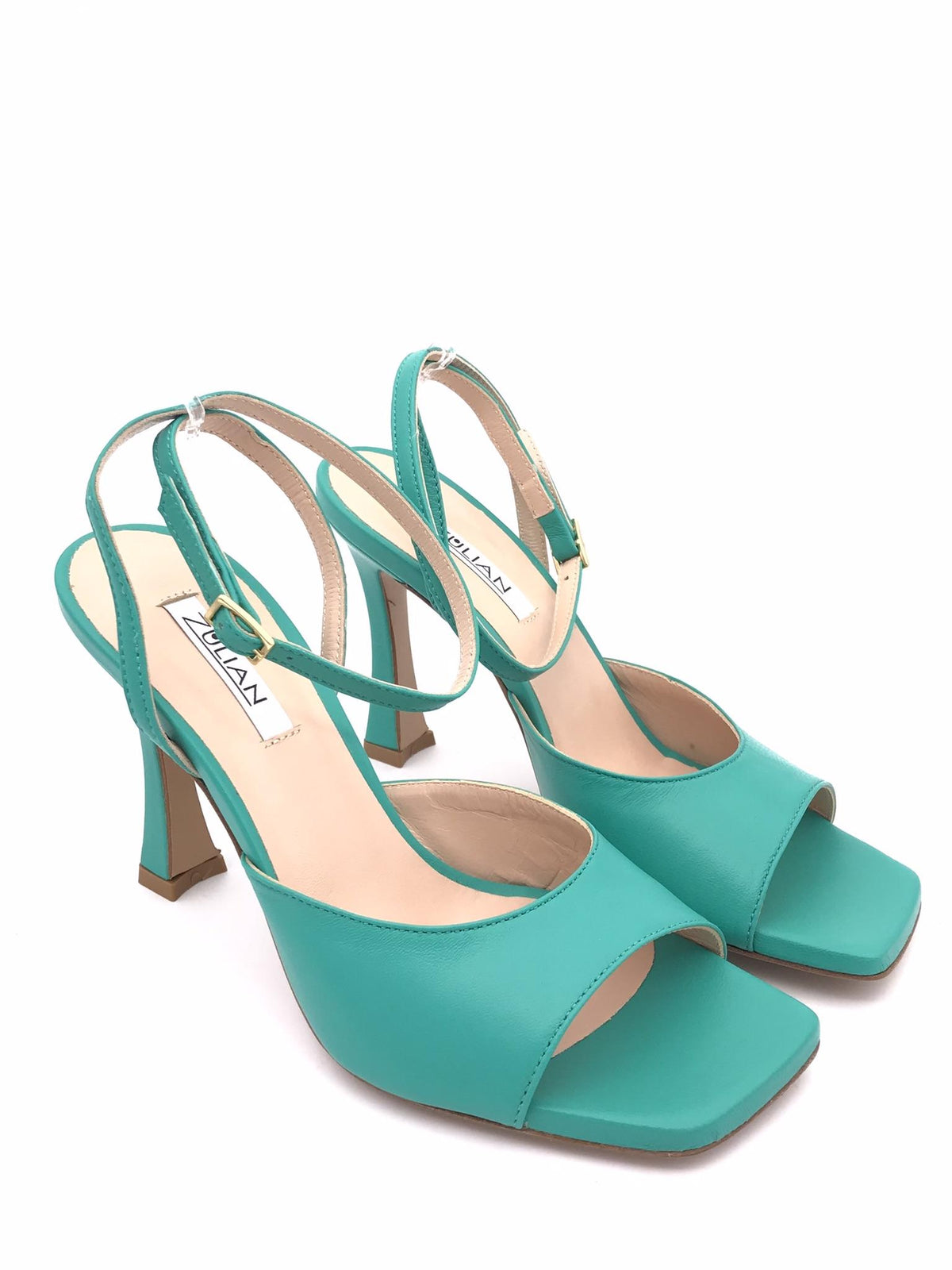 Sandalo Elena in nappa verde smeraldo 26103 VERDE ZULIAN 