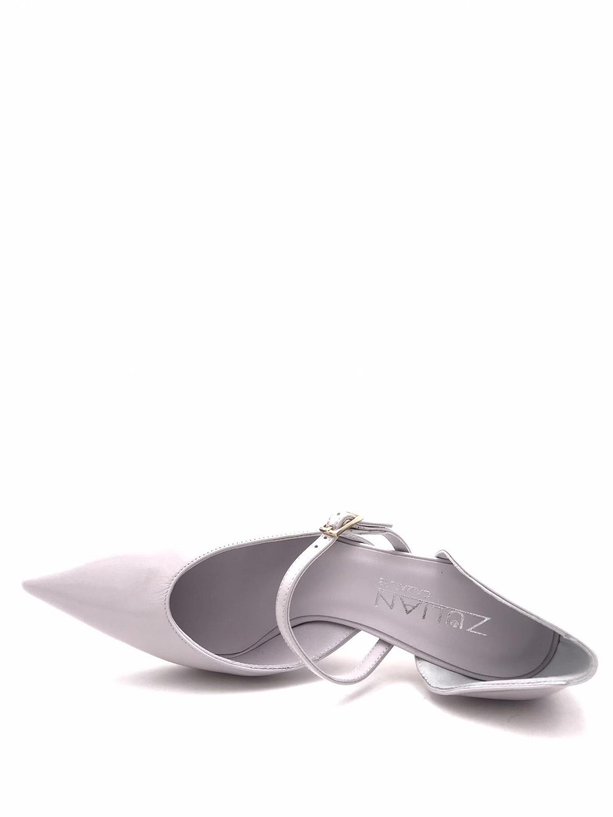 Scarpa Rita cinturino in verlux perla