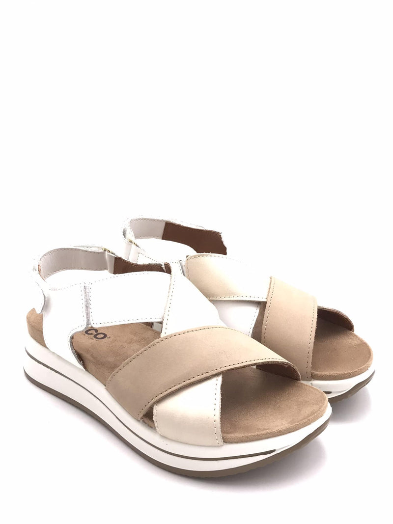 Sandali sindy platino-bianco 1174922 PLATINO/BIANCO IGI&CO 