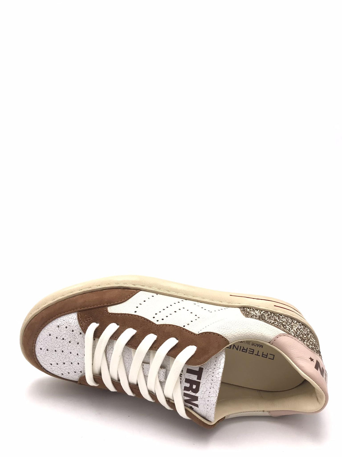 Sneakers Gold bianca-cuoio 2660 BIANCA/CUOIO CATERINA C 