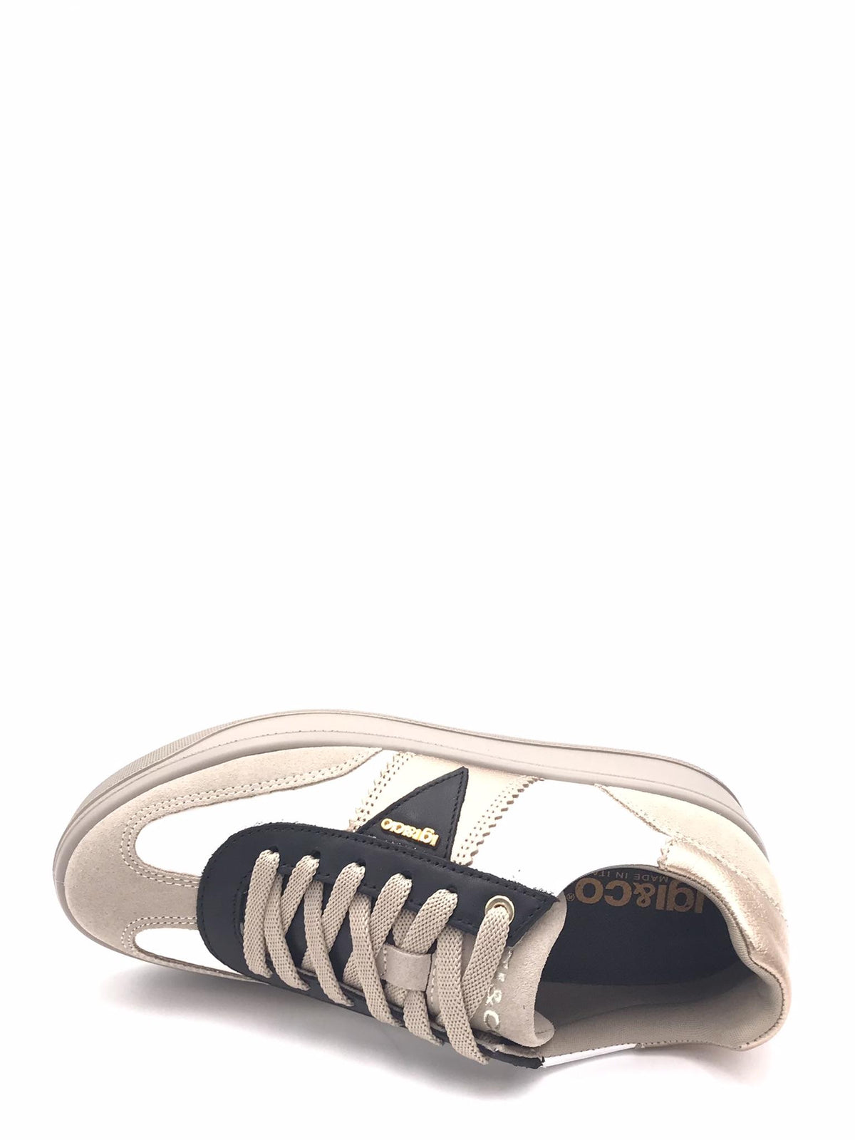 Sneakers Ava bianca-beige 8669933 BEIGE-BIANCO IGI&CO 