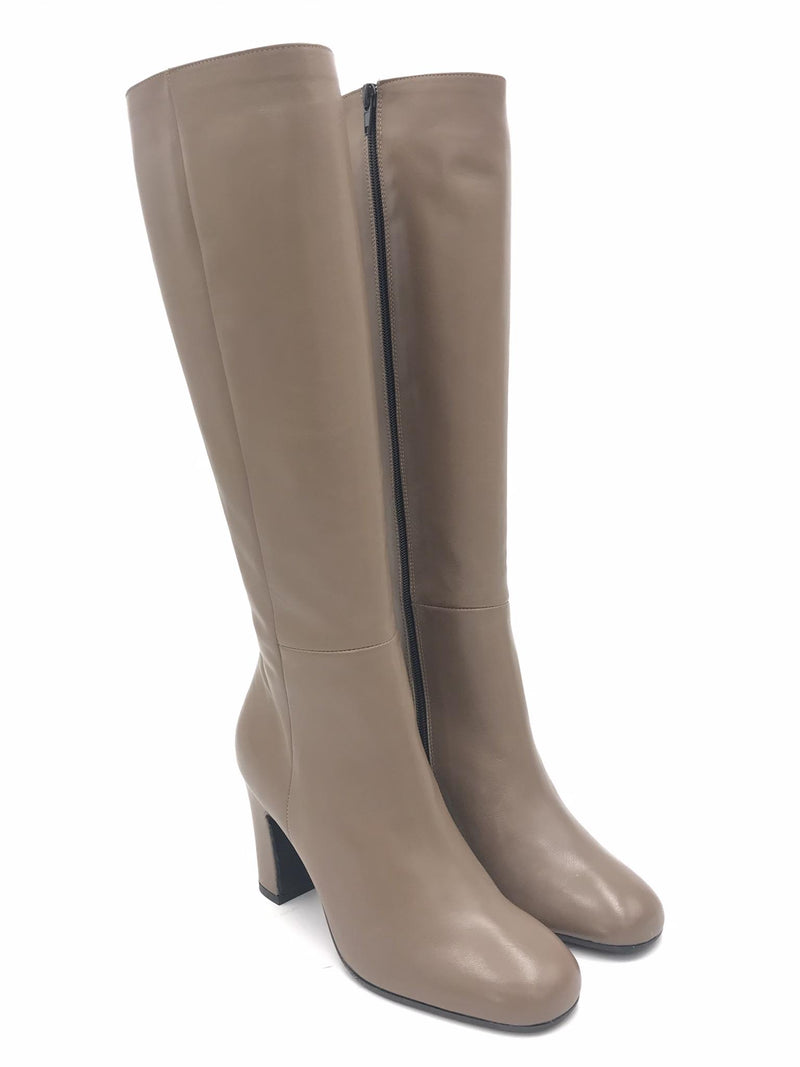 Stivale in pelle color fango 3381 FANGO ZULIAN 