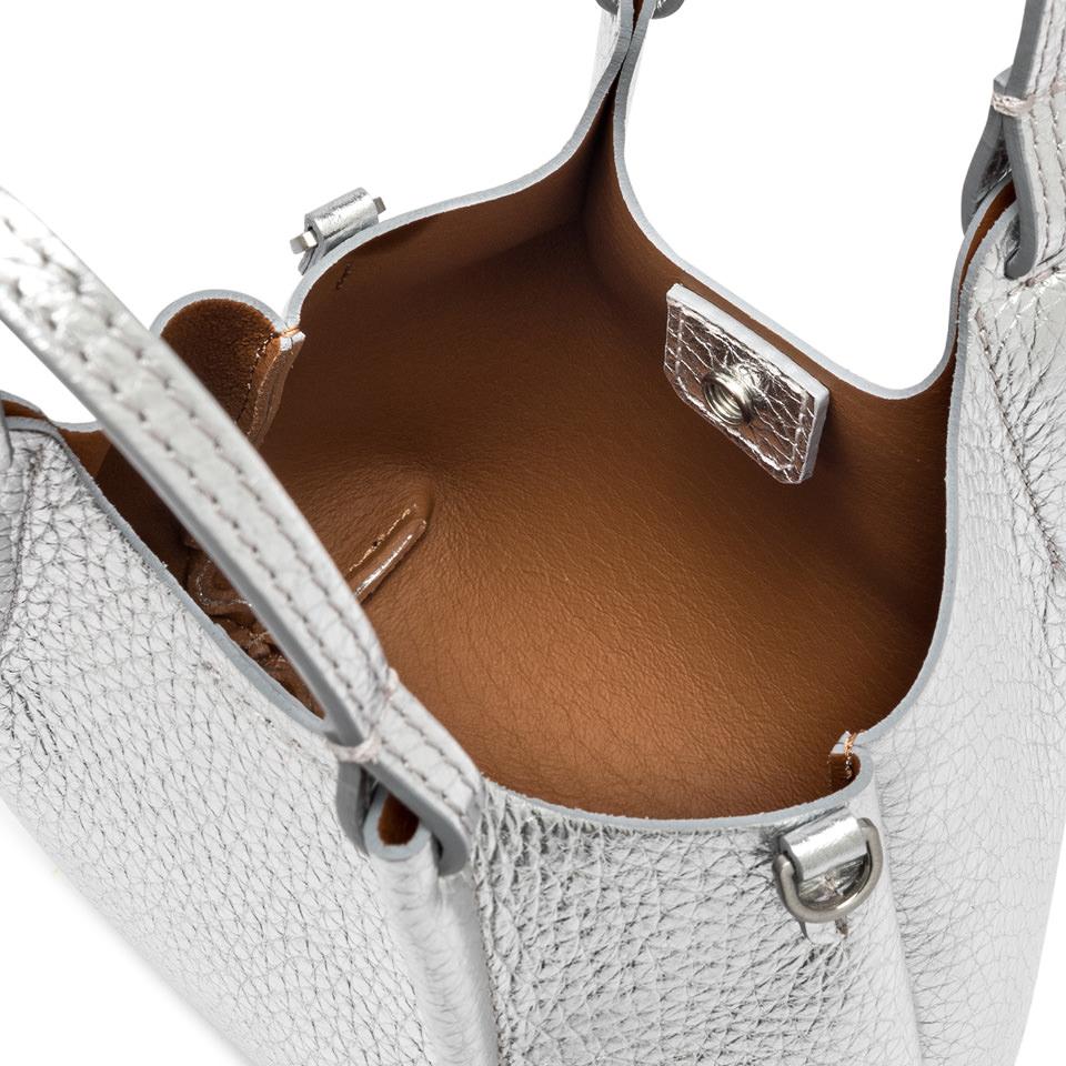 Borsa Dua small argento-naturale BS9718 ARGENTO GIANNI CHIARINI 