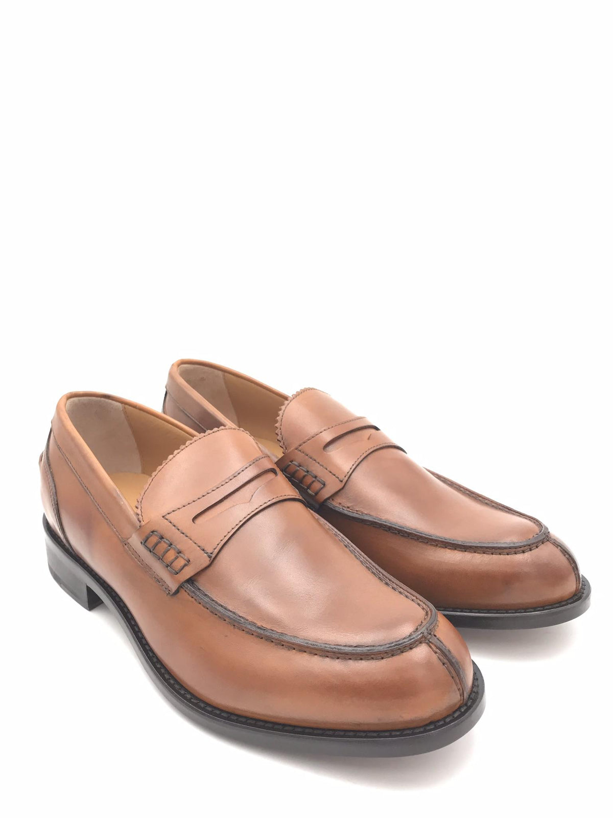 Mocassino college in pelle marrone 1545 MARRONE ZULIAN 