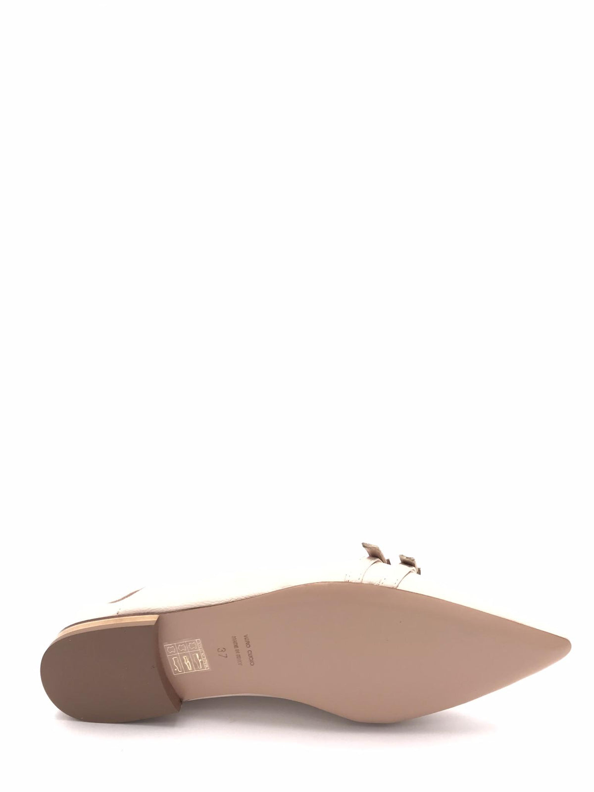 Slingback Giulia in pelle milk 9302 LATTE ZULIAN 
