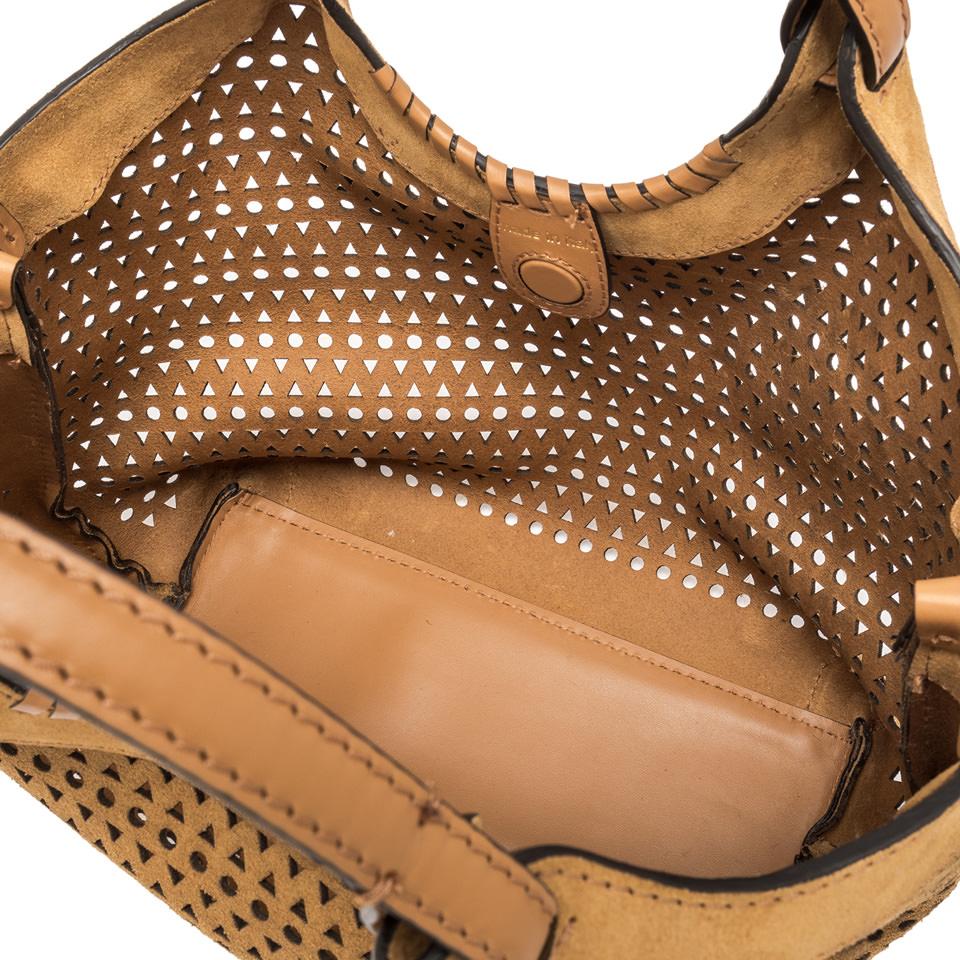 Borsa Dua small laserata peanut butter BS11679 CUOIO GIANNI CHIARINI 
