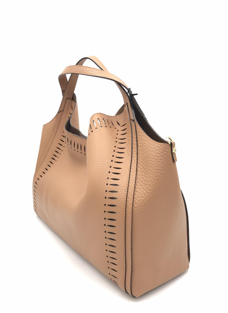 Borsa Serena in pelle cuoio 2787T CUOIO LORISTELLA 