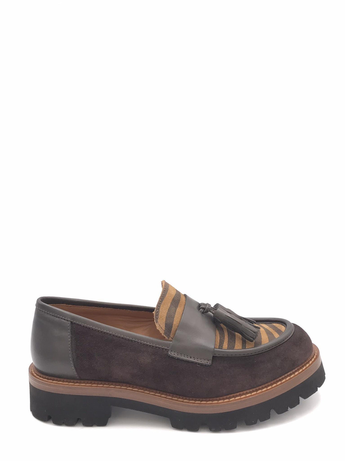 Mocassino Calista in crosta moro 3275 MARRONE ZULIAN 