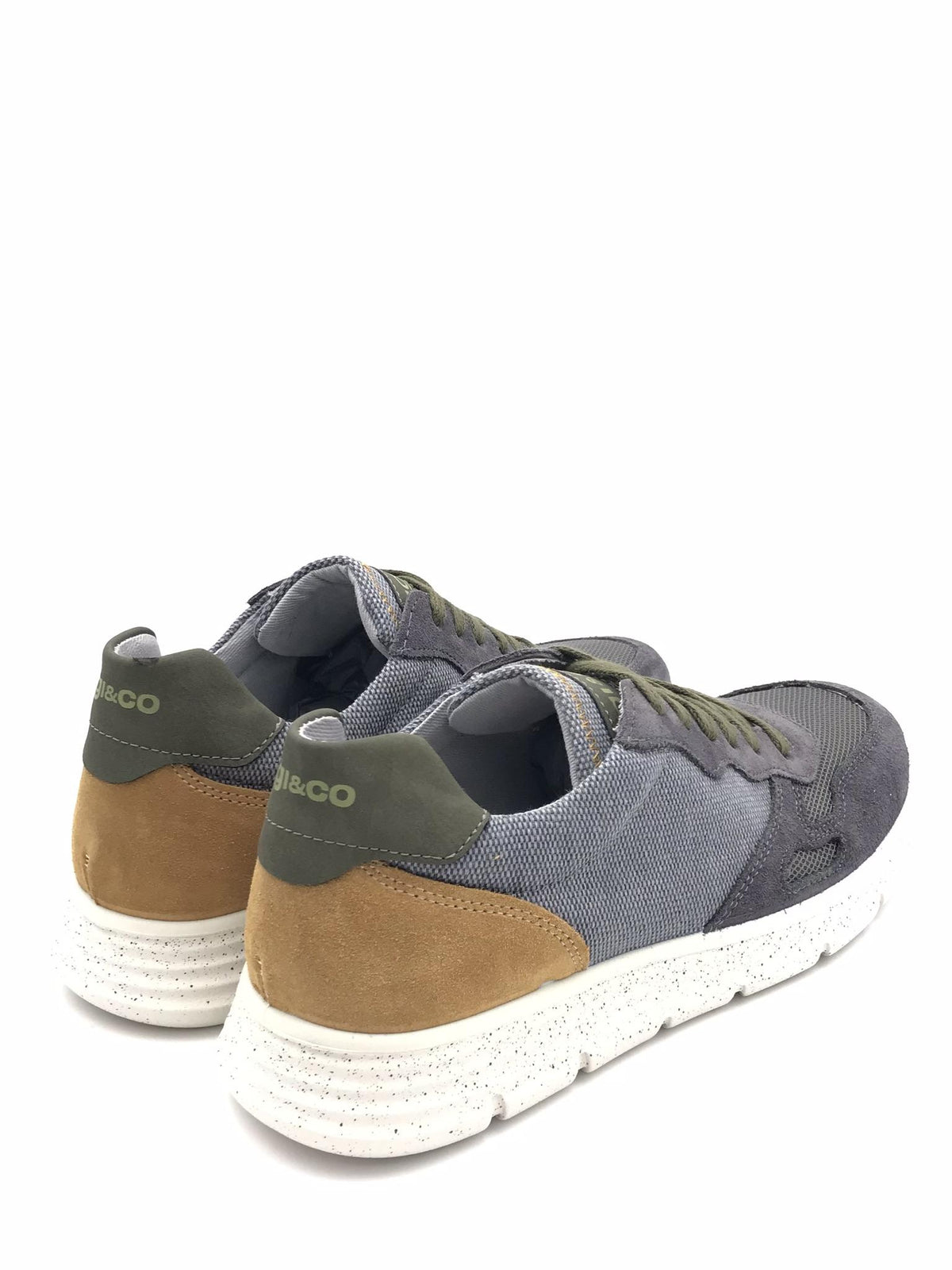 Sneakers uomo Bert jeans-militare