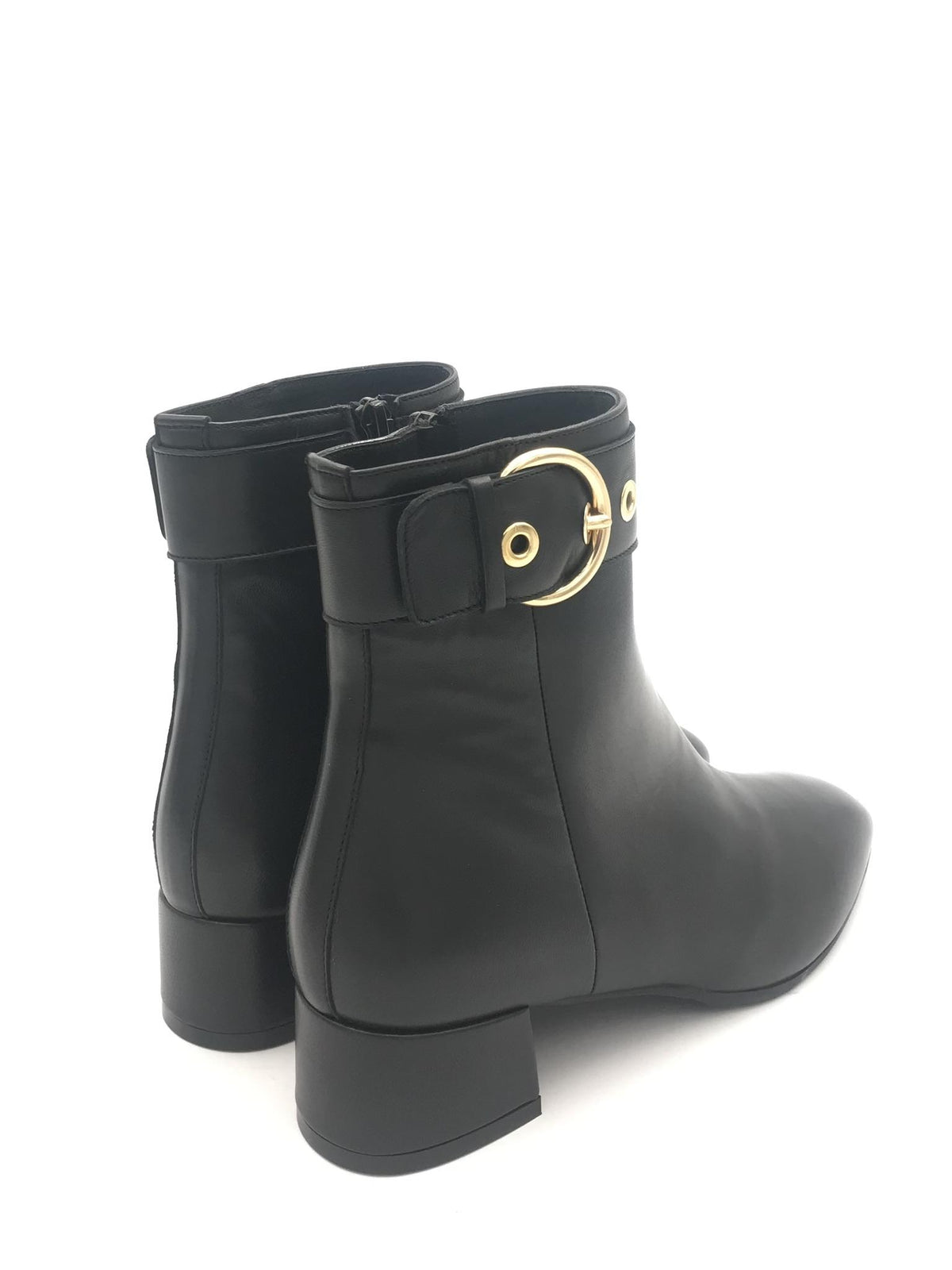 Tronchetto in pelle nera E552 NERO LEGAZZELLE 
