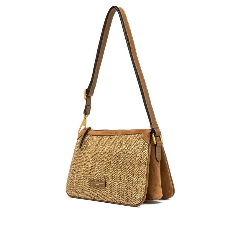 Borsa Brooke large in raffia cookie BS12373 PGLSPGCUOIO GIANNI CHIARINI 