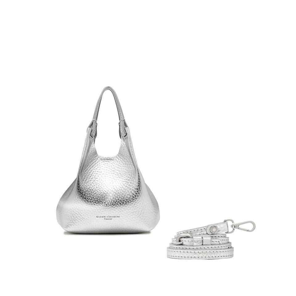 Borsa Dua small argento-naturale BS9718 ARGENTO GIANNI CHIARINI 