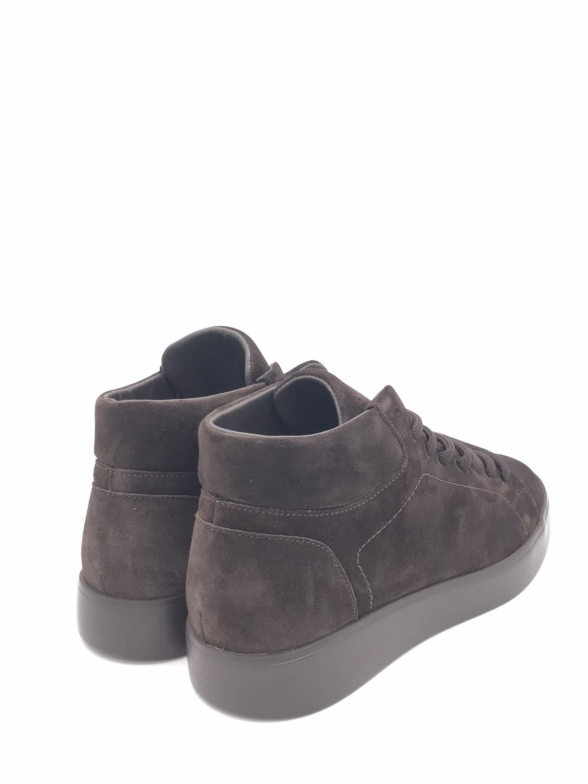 Sneakers mid in camoscio moro 21A8 TESTA DI MORO FRAU 