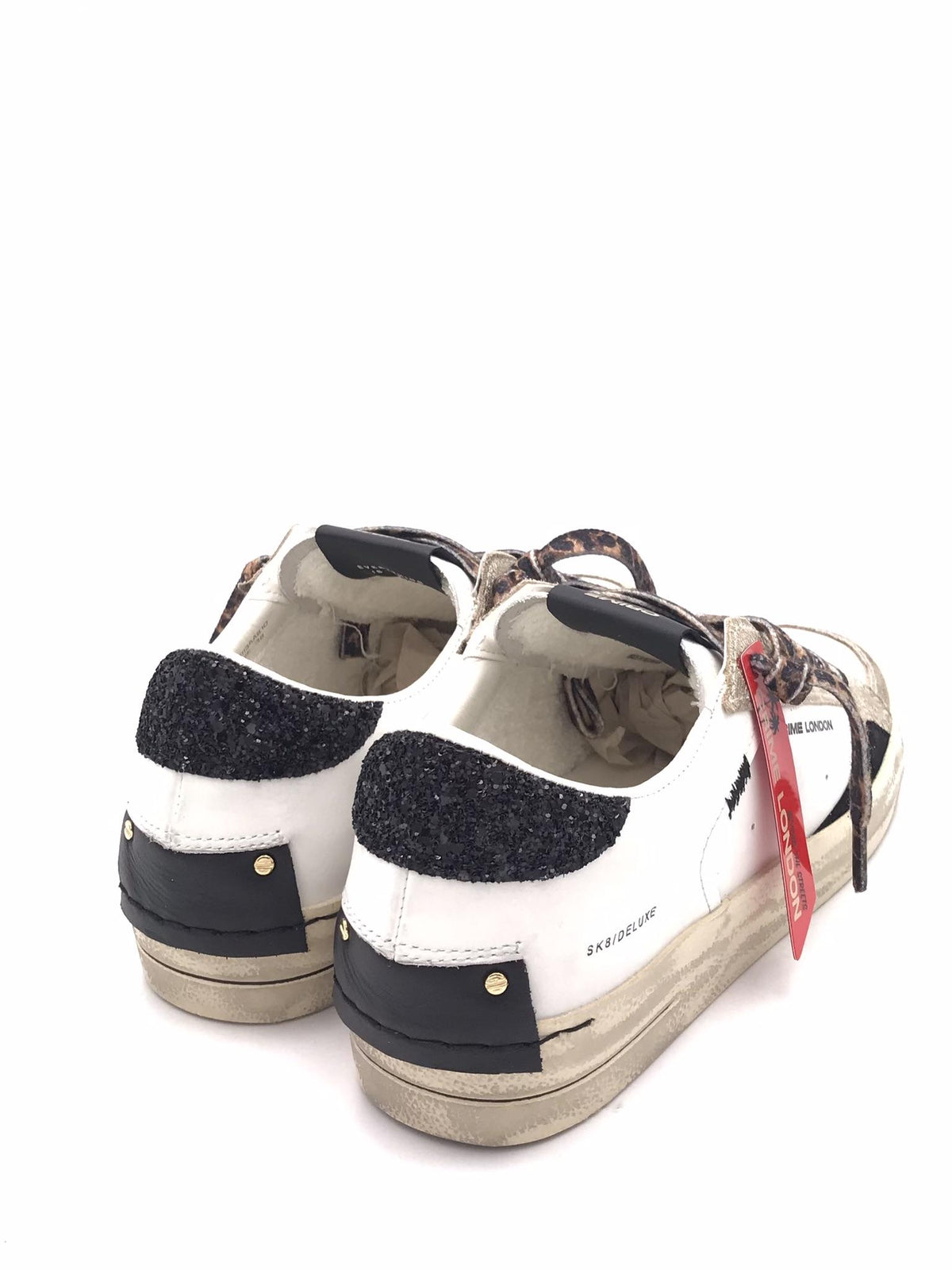 Sneakers sk8 delux bianca-oro 25113 BIANCA-ORO CRIME LONDON 