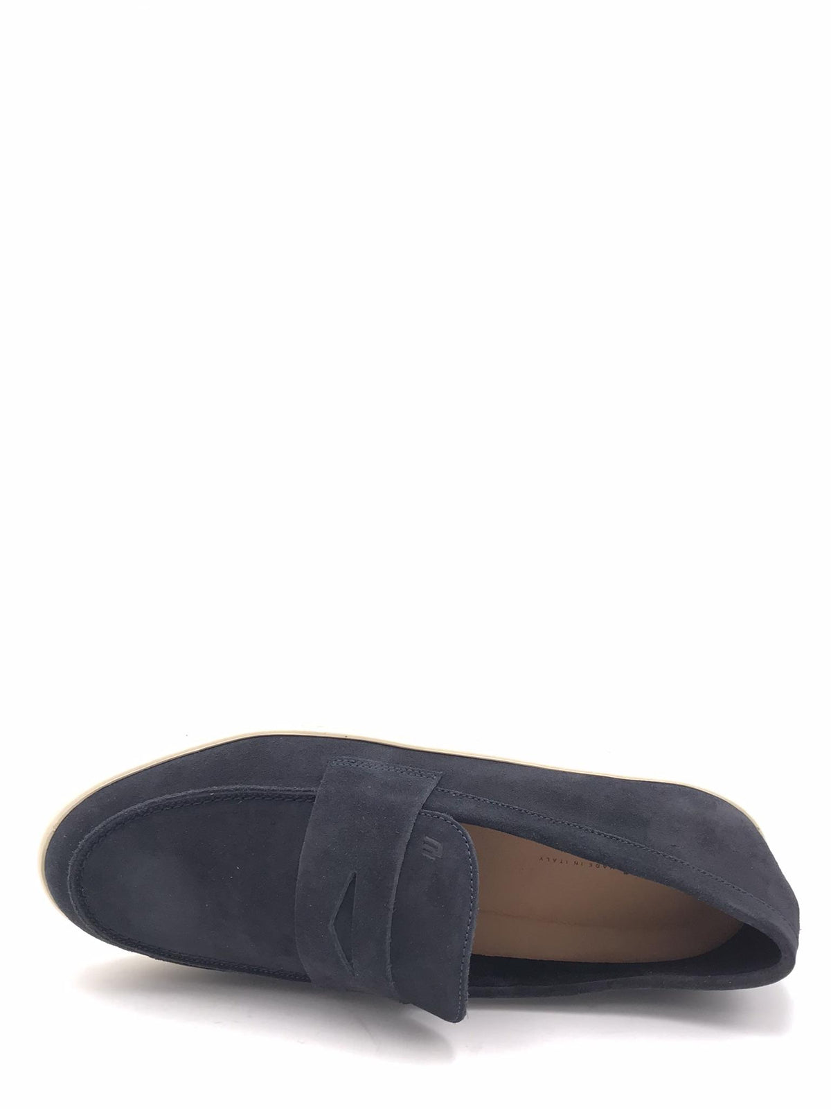 Mocassino in suede blu 24B4 BLU FRAU 