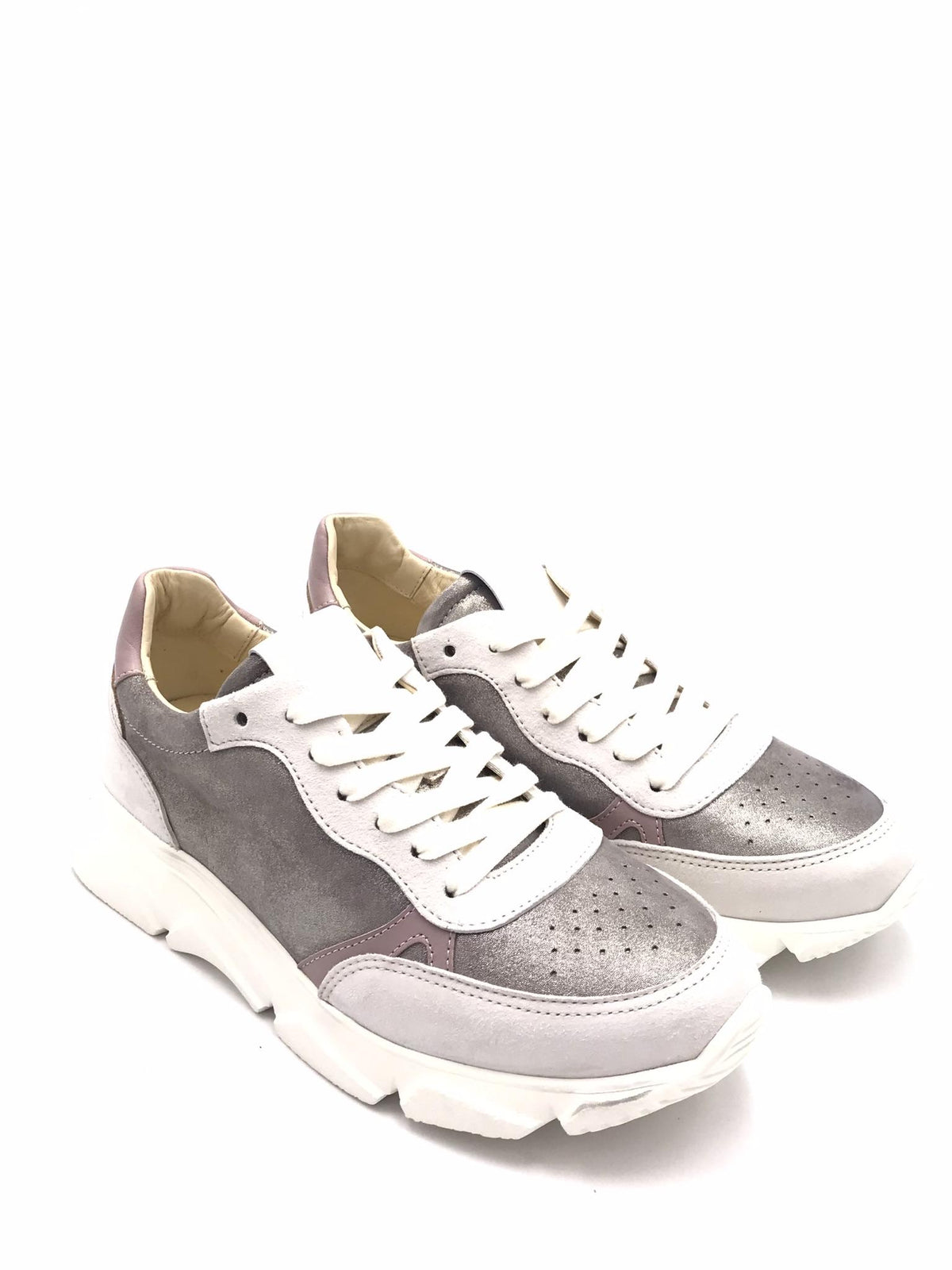 Sneakers City laminata grigia-ghiaccio 2664 GHIACCIO CATERINA C 