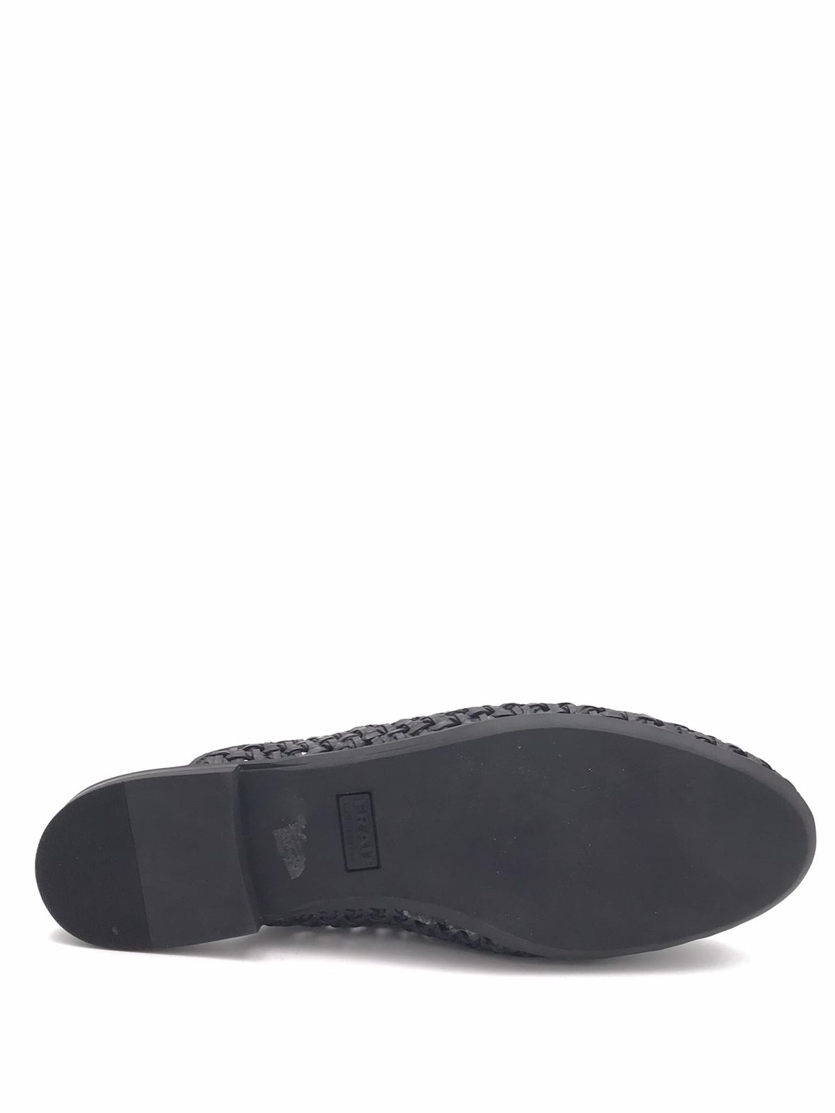 Sabot in pelle intrecciata nera 95T7 NERO FRAU 