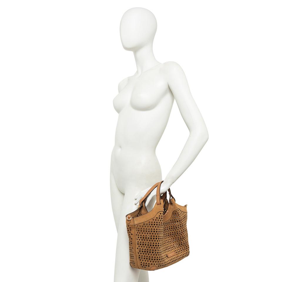 Borsa Dua small laserata peanut butter BS11679 CUOIO GIANNI CHIARINI 
