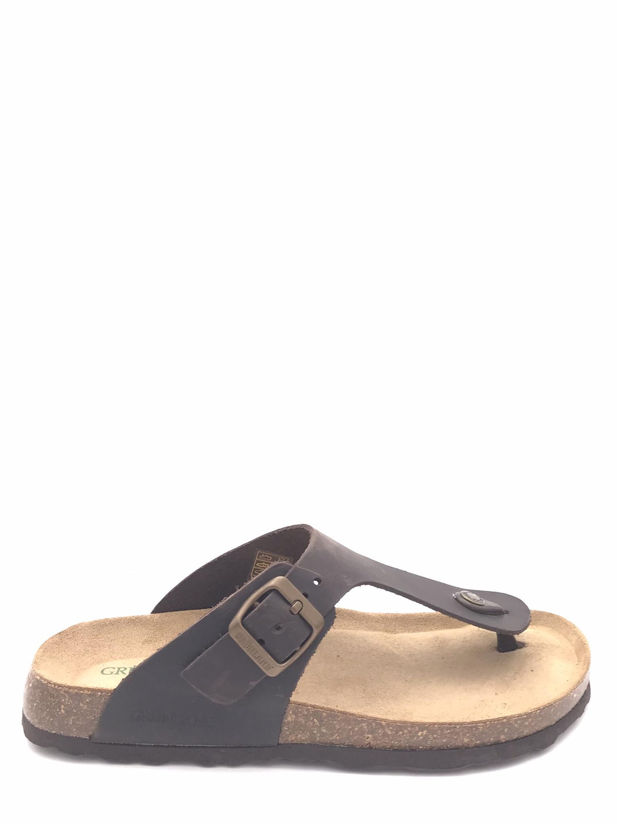 Ciabatta uomo infradito Bobo mogano CC 1637 MARRONE GRUNLAND 