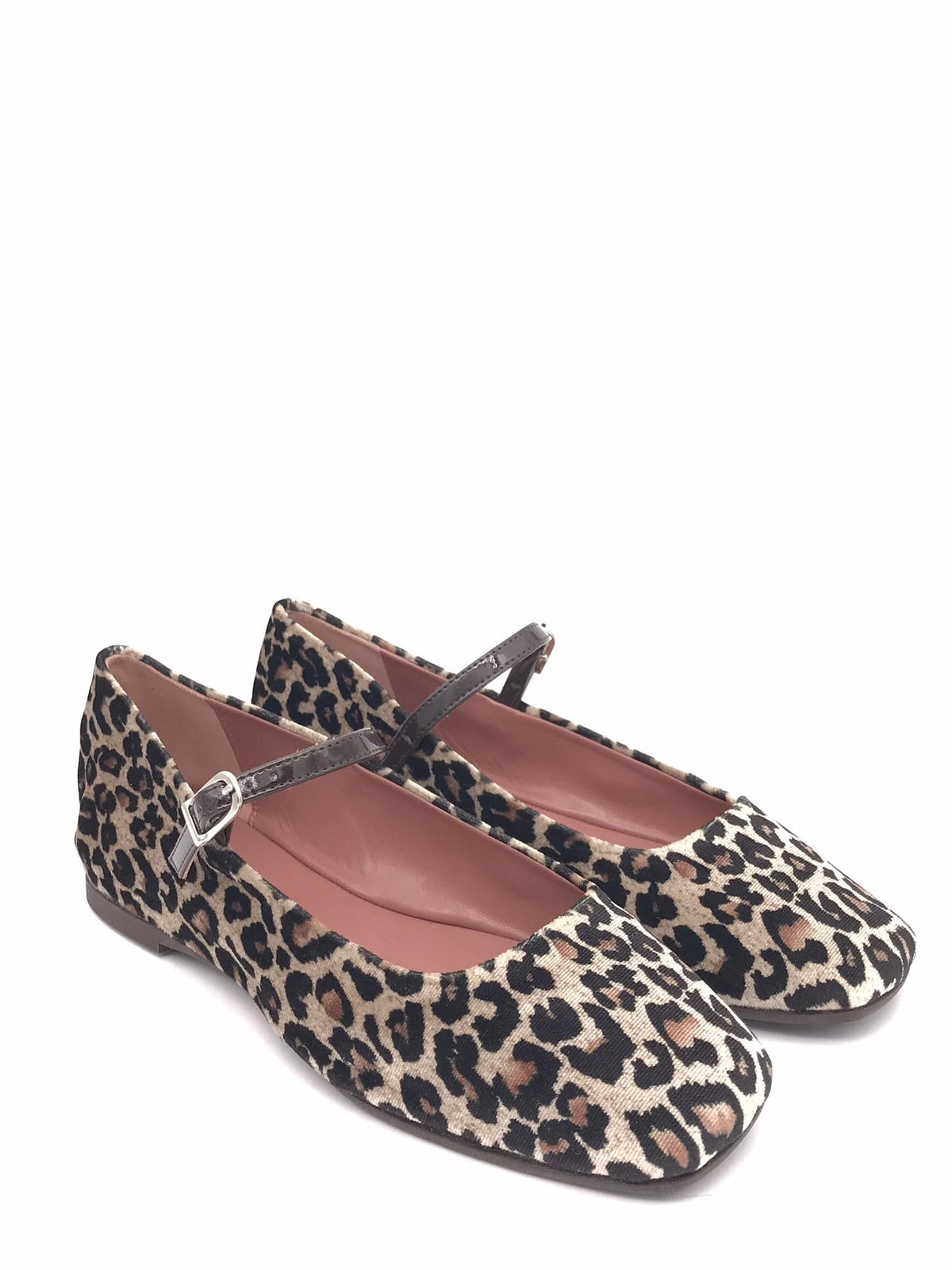 Ballerina Emma cinturino in velluto leo NA11 MACULATO ZULIAN 