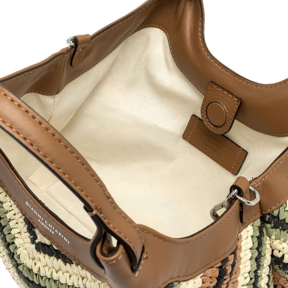 Borsa Dua media paglia willow BS12189 SALVIA GIANNI CHIARINI 