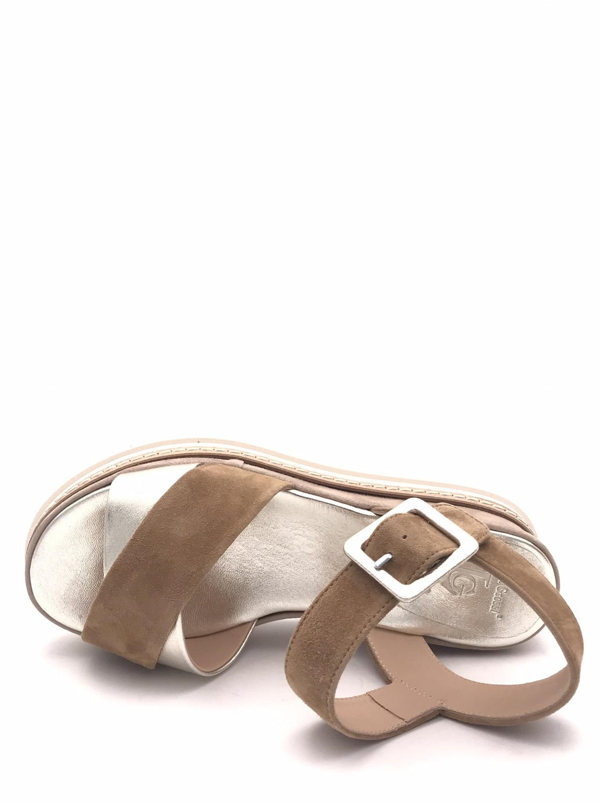 Sandalo donna Fourtal cuoio-oro B928S CUOIO/ORO LUCA GROSSI 