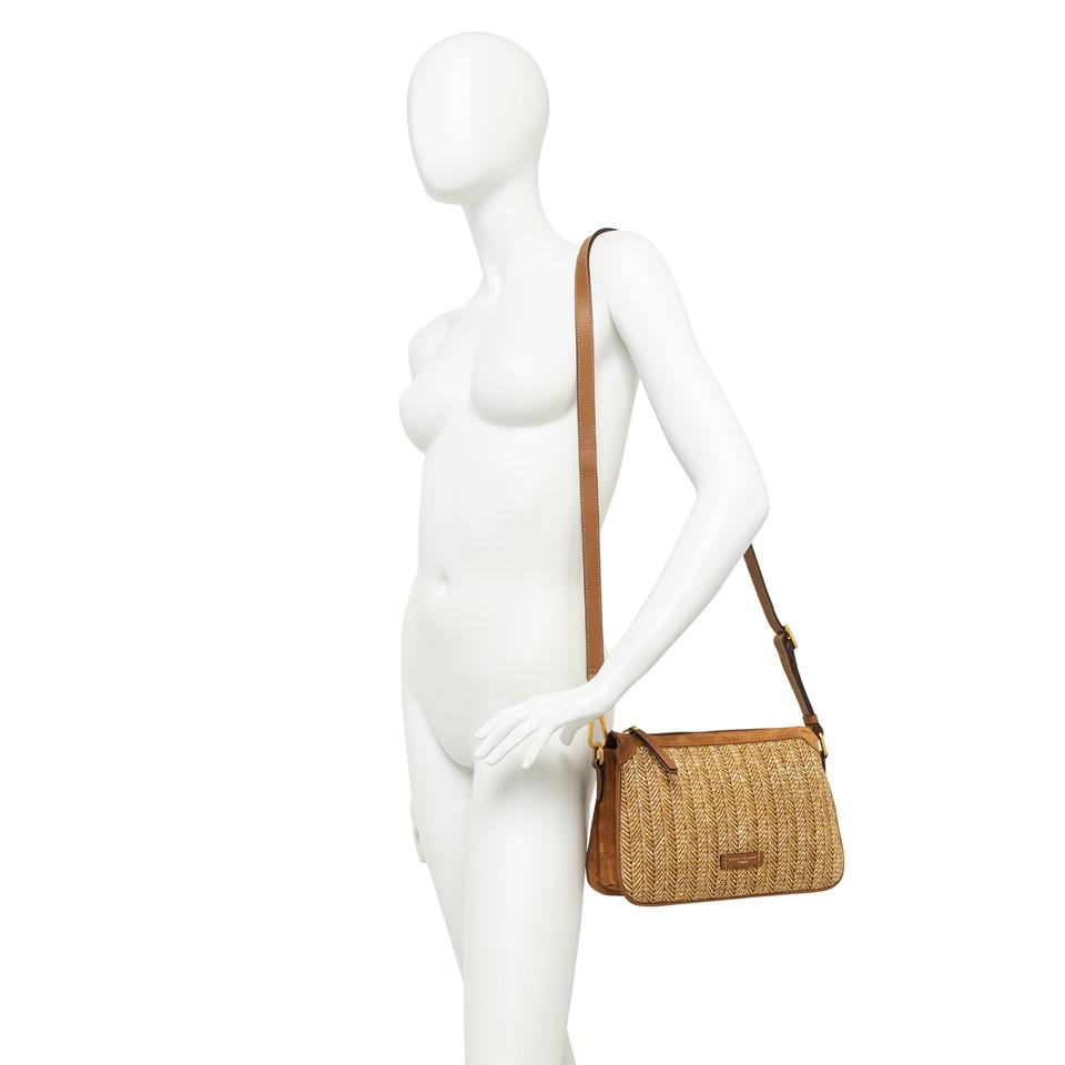 Borsa Brooke large in raffia cookie BS12373 PGLSPGCUOIO GIANNI CHIARINI 