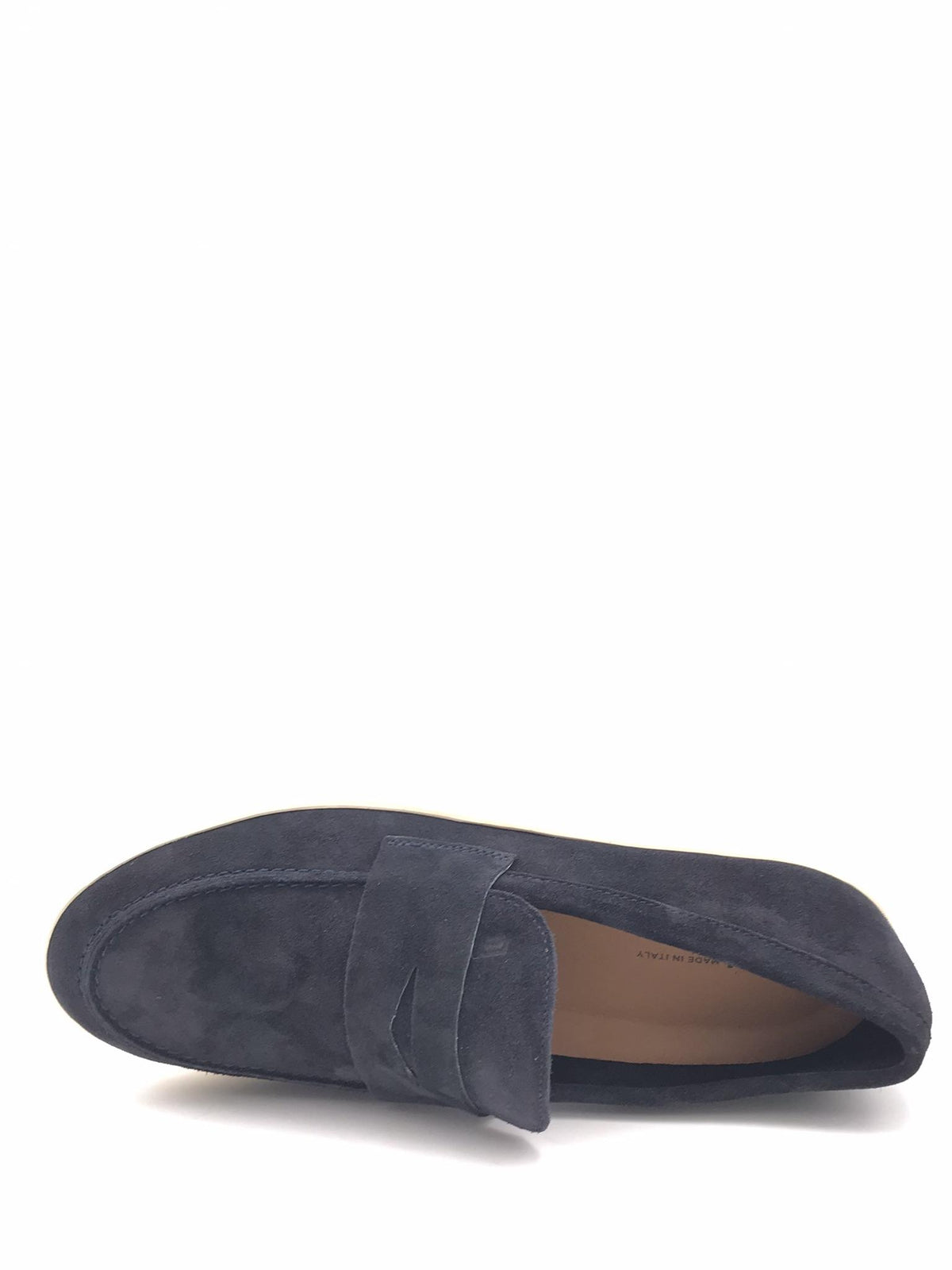 Mocassino uomo in suede blu 24D4 BLU FRAU 