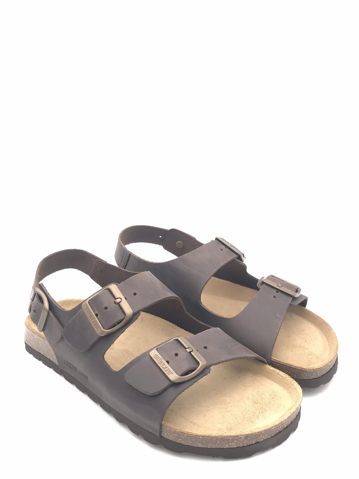 Sandalo uomo Bobo mogano SB 0396 MARRONE GRUNLAND 