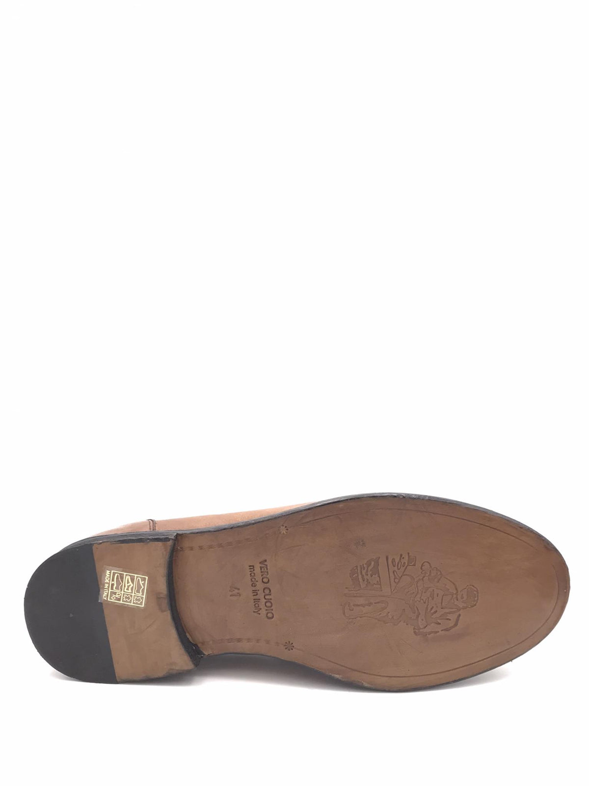 Mocassino uomo in pelle cuoio