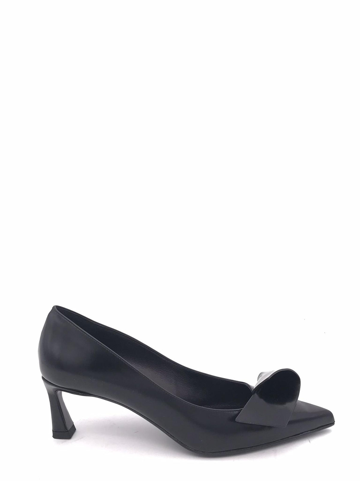 Decolletè Cloe in pelle spazzolata nera 2371 NERO ZULIAN 