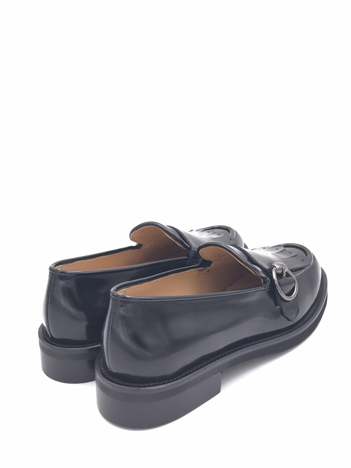 Mocassino in pelle spazzolata nera H485M NERO LUCA GROSSI 