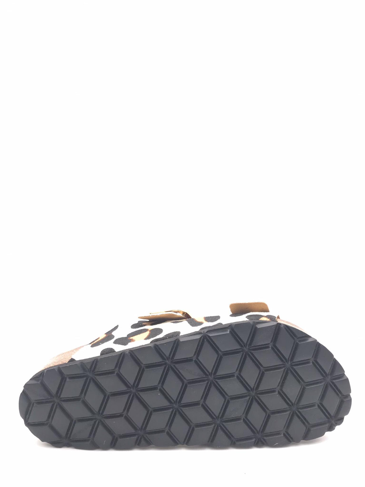 Ciabatta donna Enny in cavallino leopardato beige