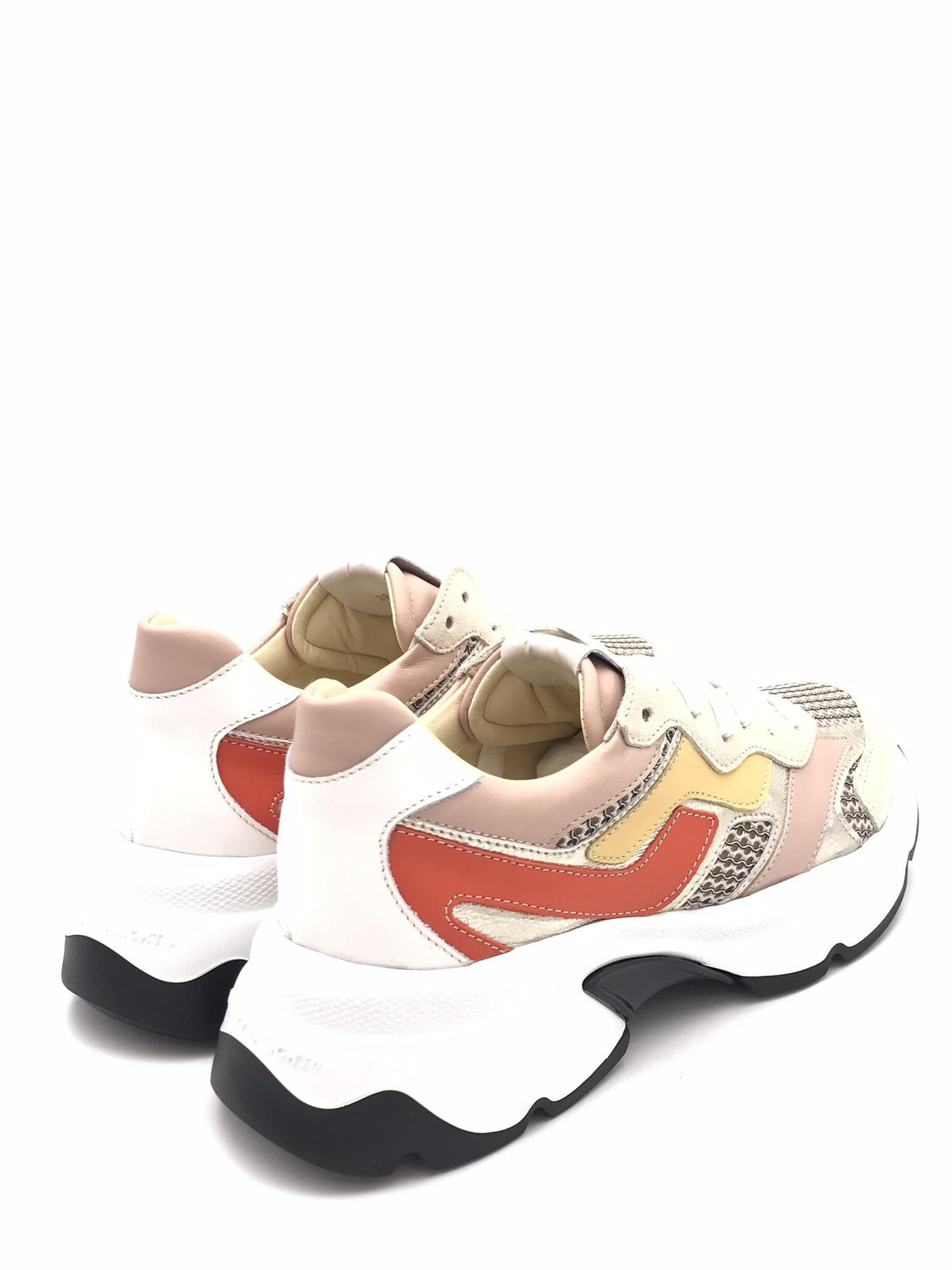 Sneakers donna City bianco-multi