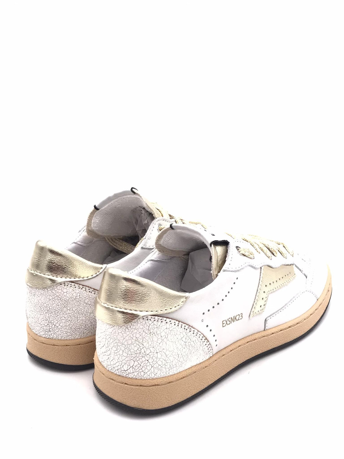 Sneakers donna pelle bianca