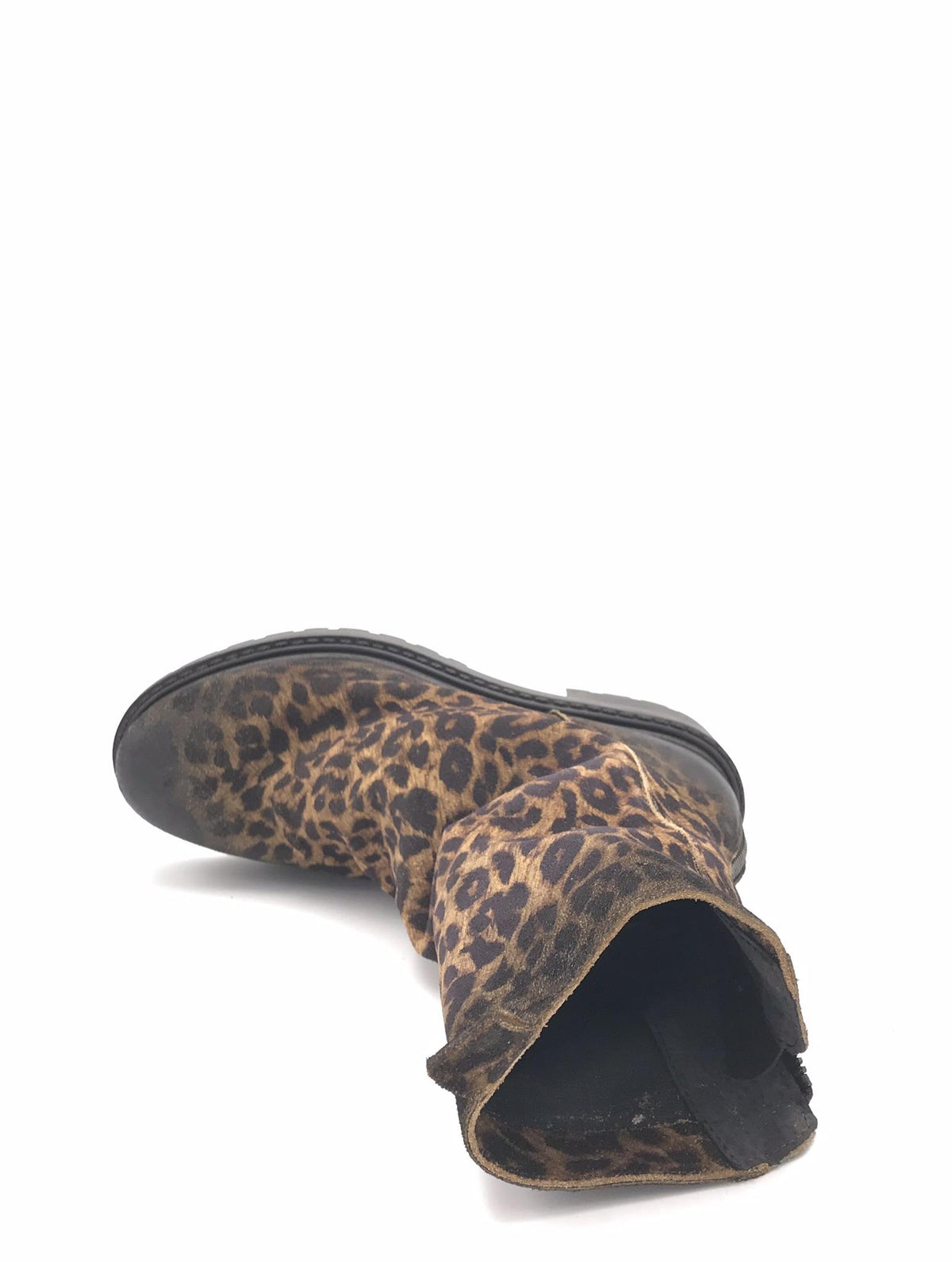 Tronchetto arricciato in crosta leopardata MA05 LEOPARDATO METISSE 