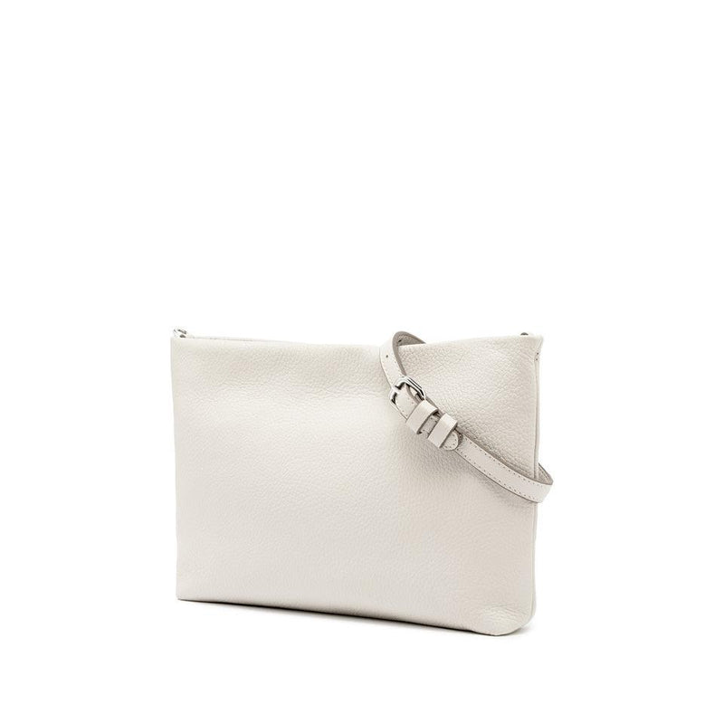 Borsa Brenda in pelle bottalata marble BS8265 LATTE GIANNI CHIARINI 