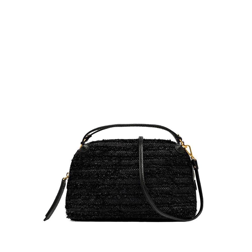 Borsa Alifa paglia frou nera BS8788 NERO GIANNI CHIARINI 