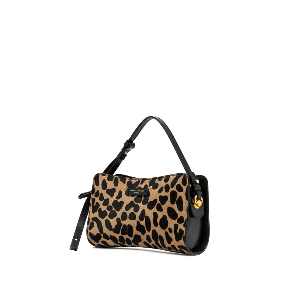 Borsa a spalla Keira in cavallino leopardato BS11860 LEOPARDATO GIANNI CHIARINI 
