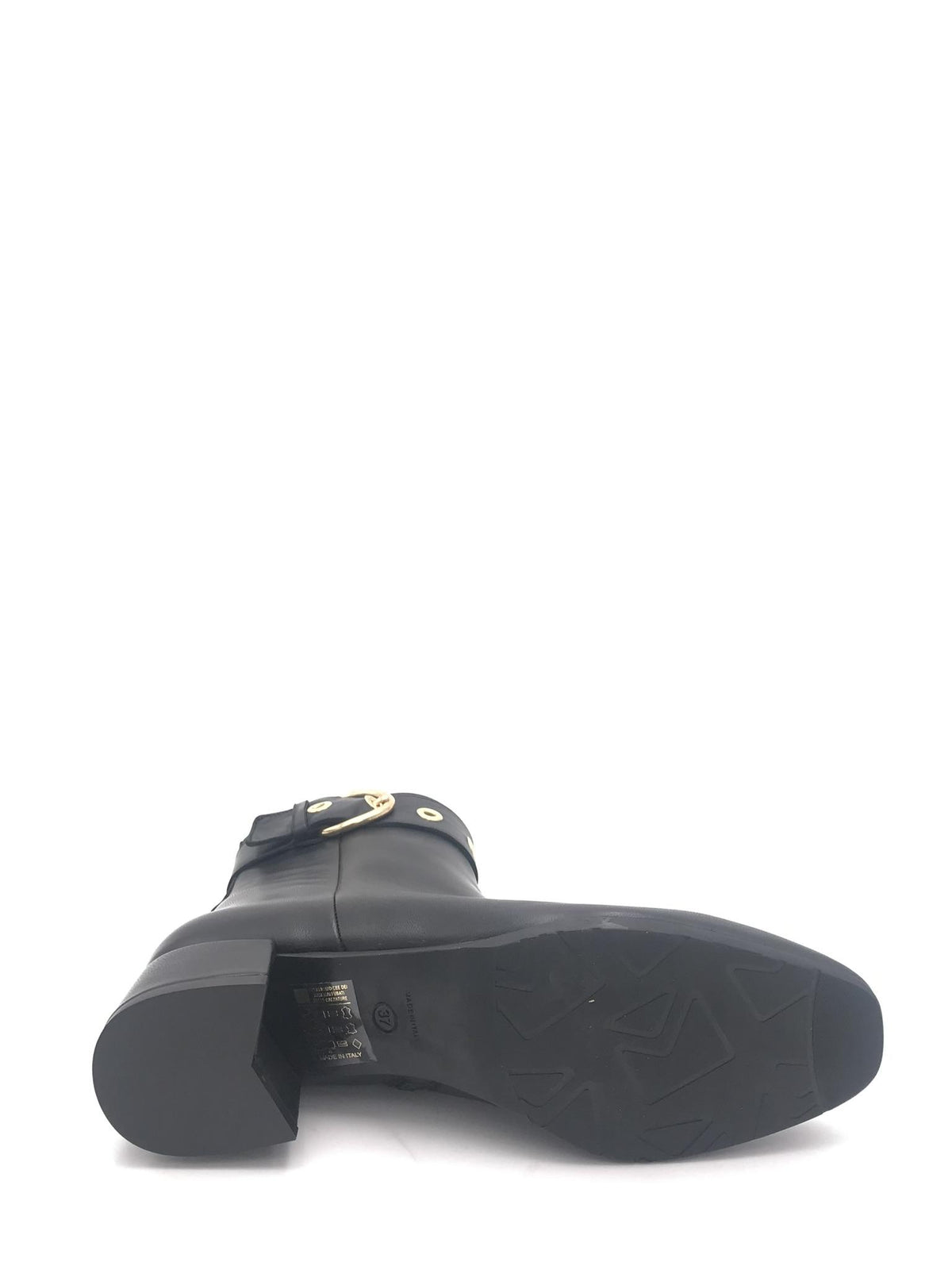 Tronchetto in pelle nera E552 NERO LEGAZZELLE 