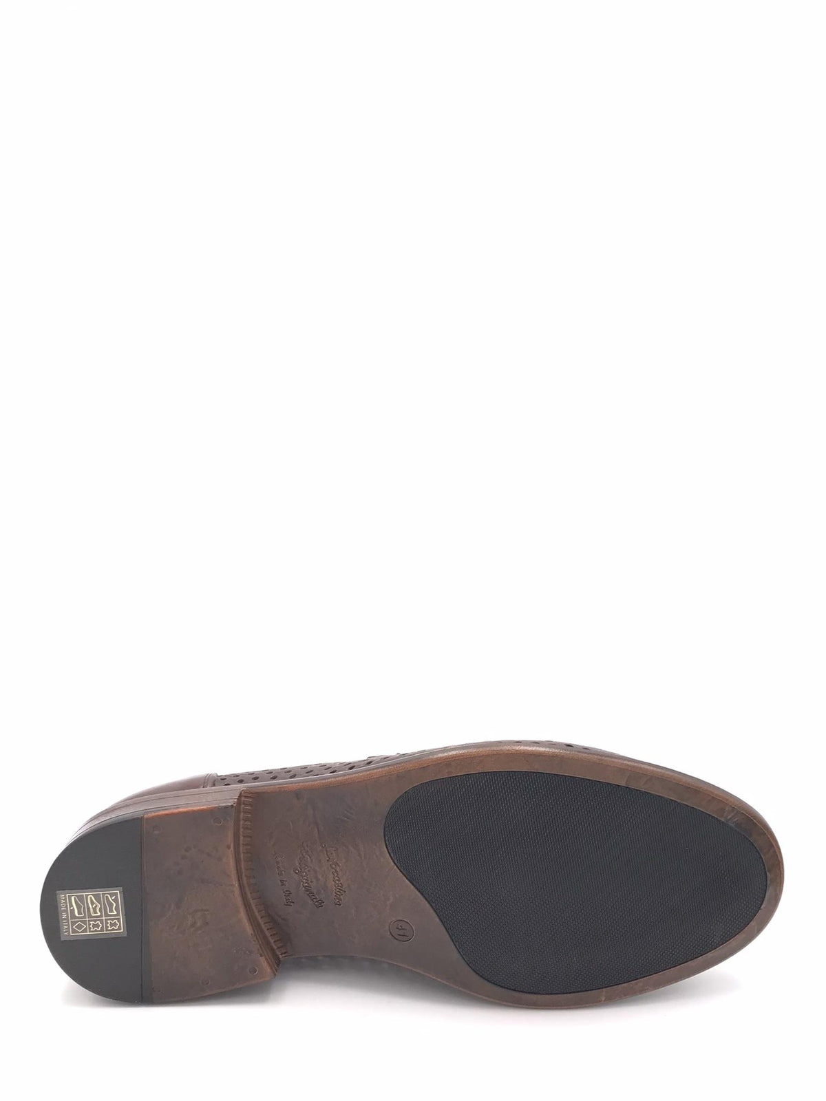 Mocassino college forato marrone 9972 MARRONE EXTON 