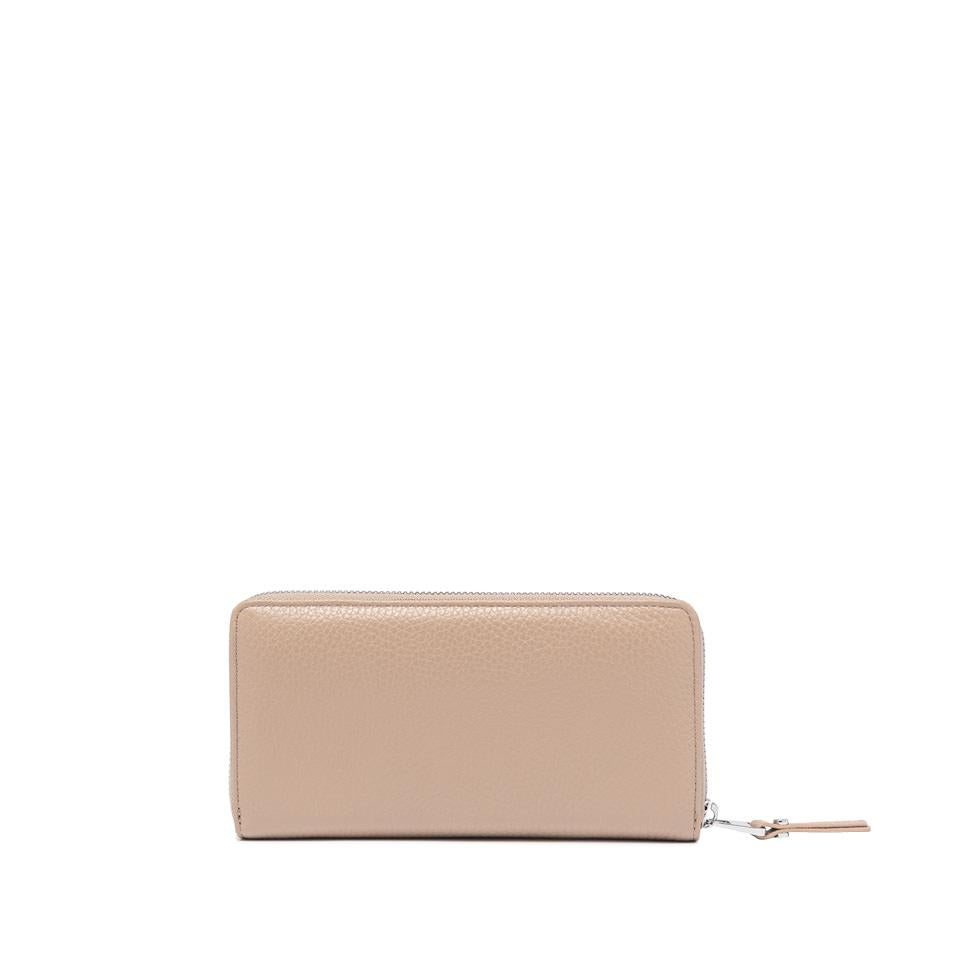 Portafoglio wallet zip round in pelle bottalata pink salt PF5042 GRNCIPRIA GIANNI CHIARINI 