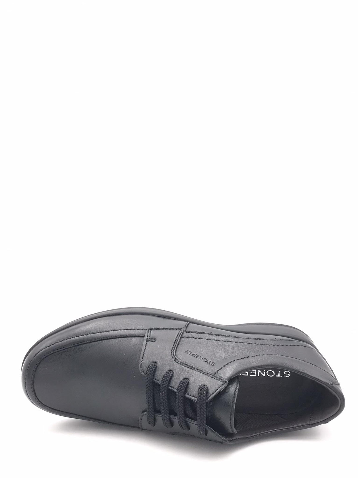 Scarpa Season allacciata in pelle nera 107615 NERO STONEFLY 