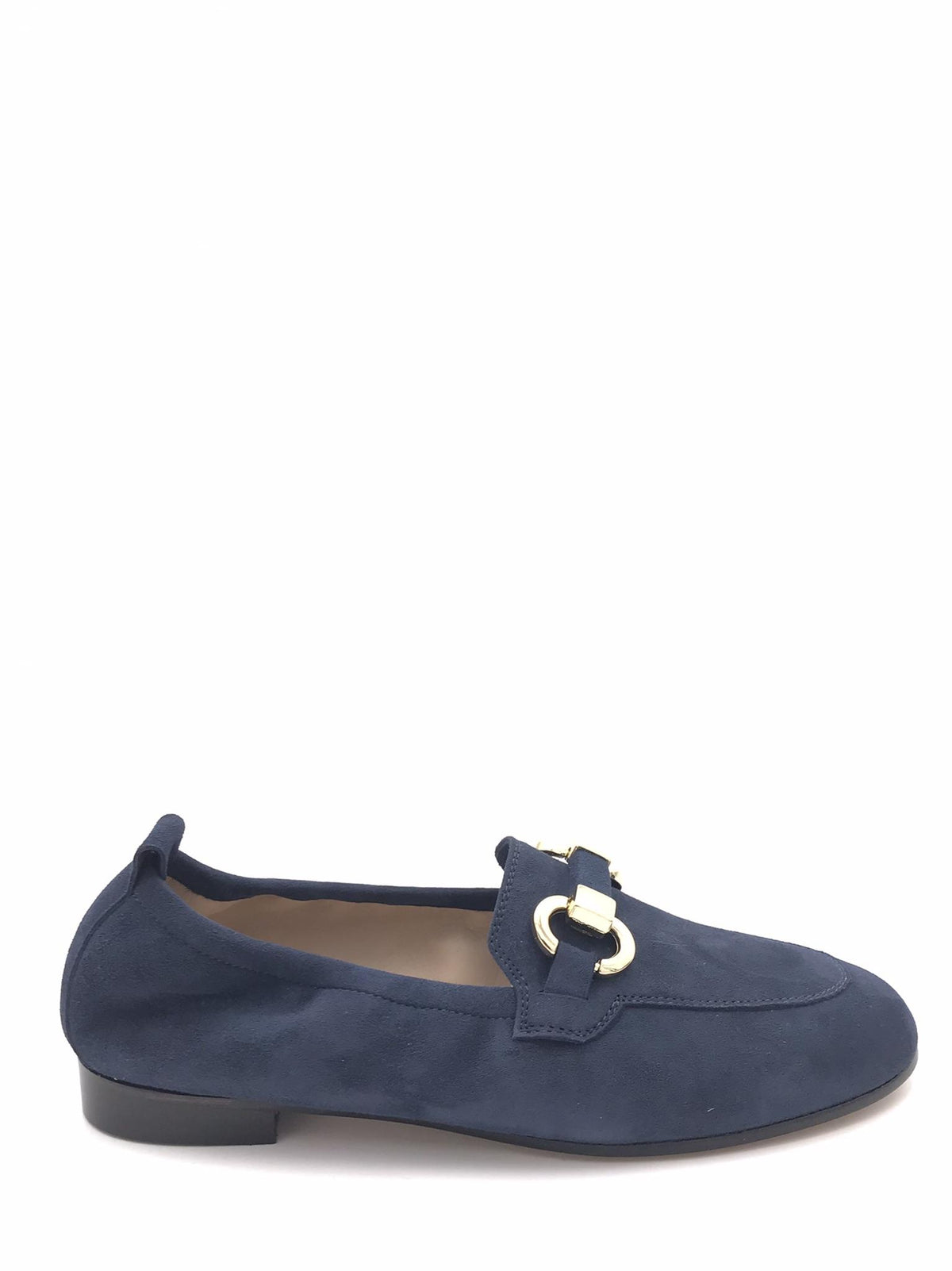 Mocassino in camoscio blu 4003 BLU ZULIAN 