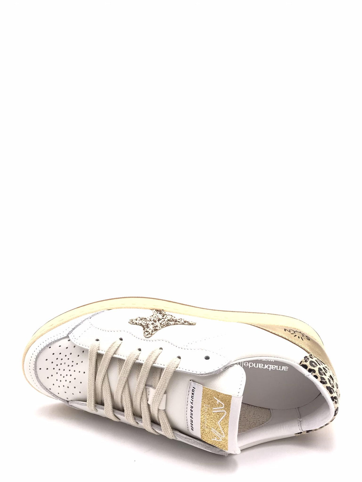 Sneakers Sun bianca-platino 4563 BIANCA/PLATINO AMA BRAND 