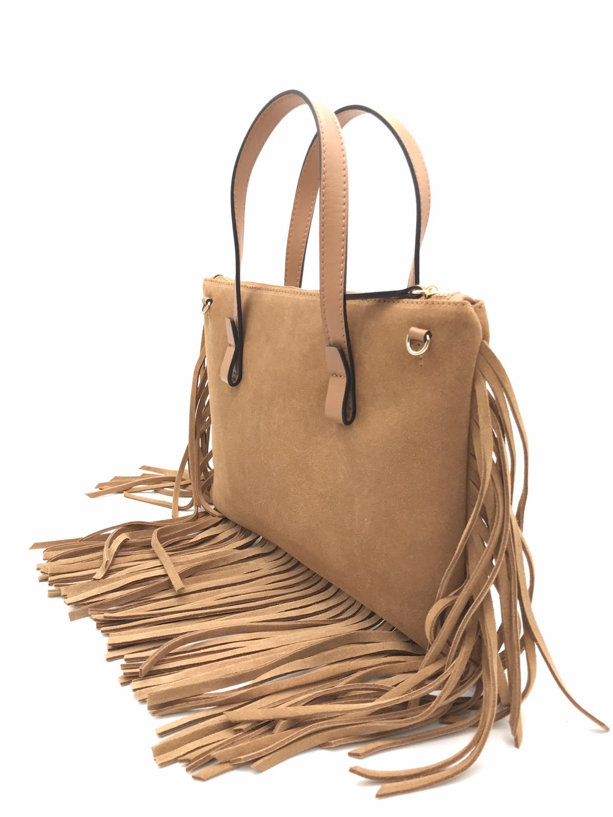 Borsa Ruby camoscio cuoio 3109 CUOIO LORISTELLA 