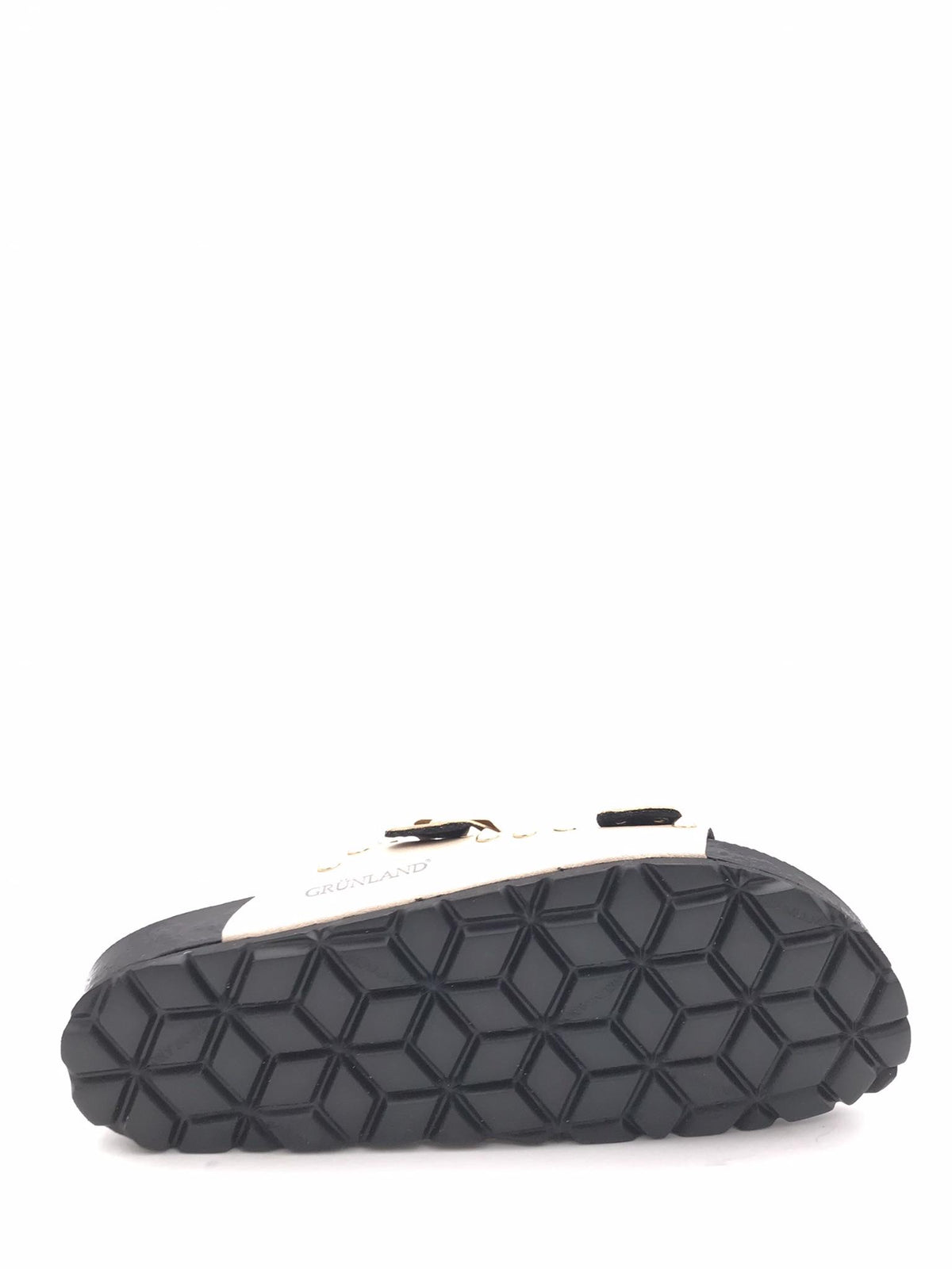 Ciabatte donna Sara platino con borchie CB 0737 PLATINO GRUNLAND 