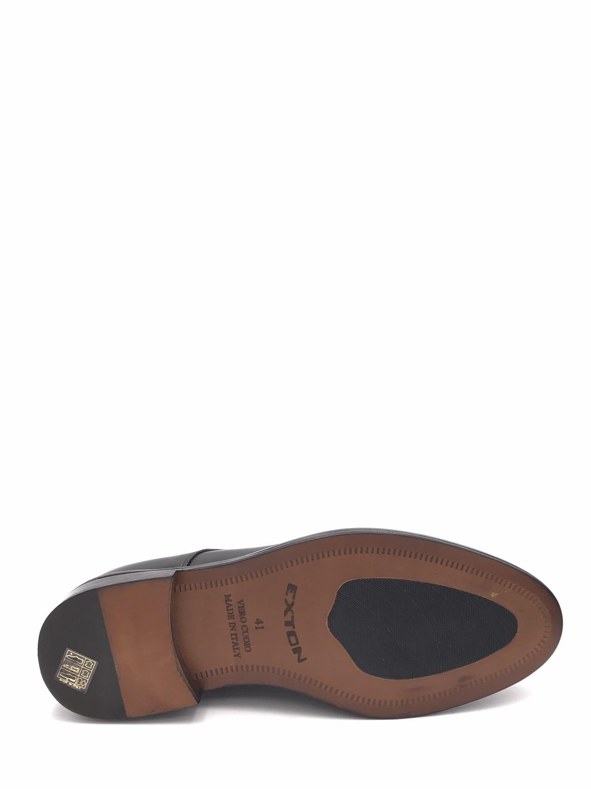 Scarpa allacciata elegante in vitello nero 1374 NERO EXTON 